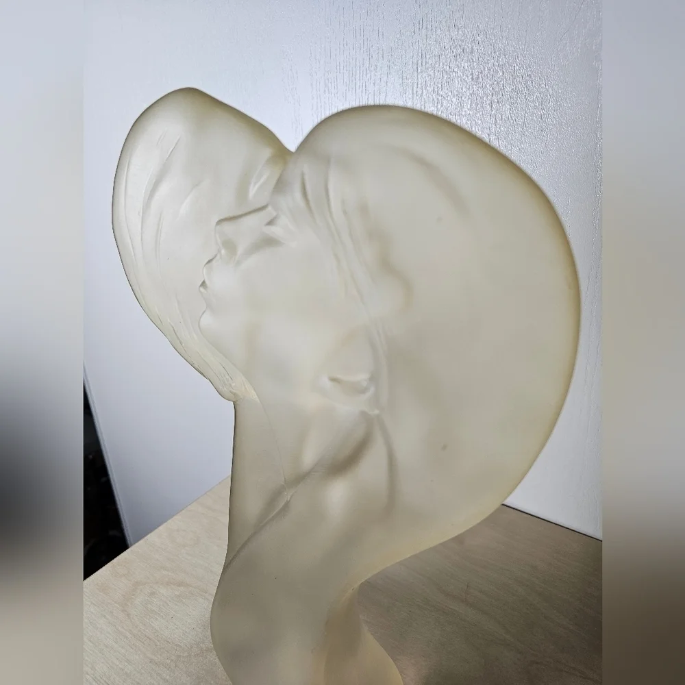 Vintage Lovers Lucite Sculpture By Mirage LTD Bohemia NY 1960s